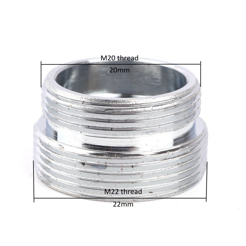 Rvs M22 Om M20 Draad Connector Kraan Gewrichten Water Tap Adapter Waterzuiveraar Accessoire Tuin Irrigatie Fittings: Male 20
