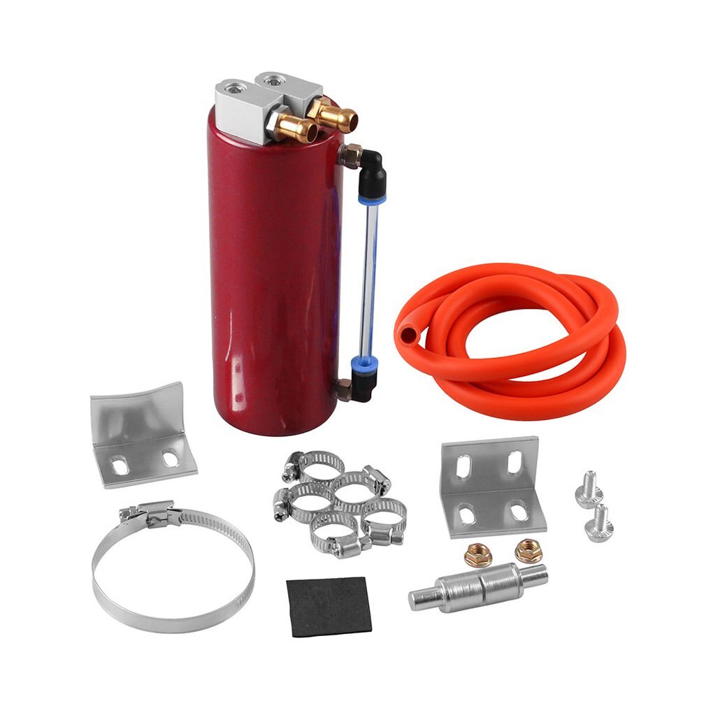 Car oil can 350ml breathable oil can oil recovery pot waste recycling pot: red