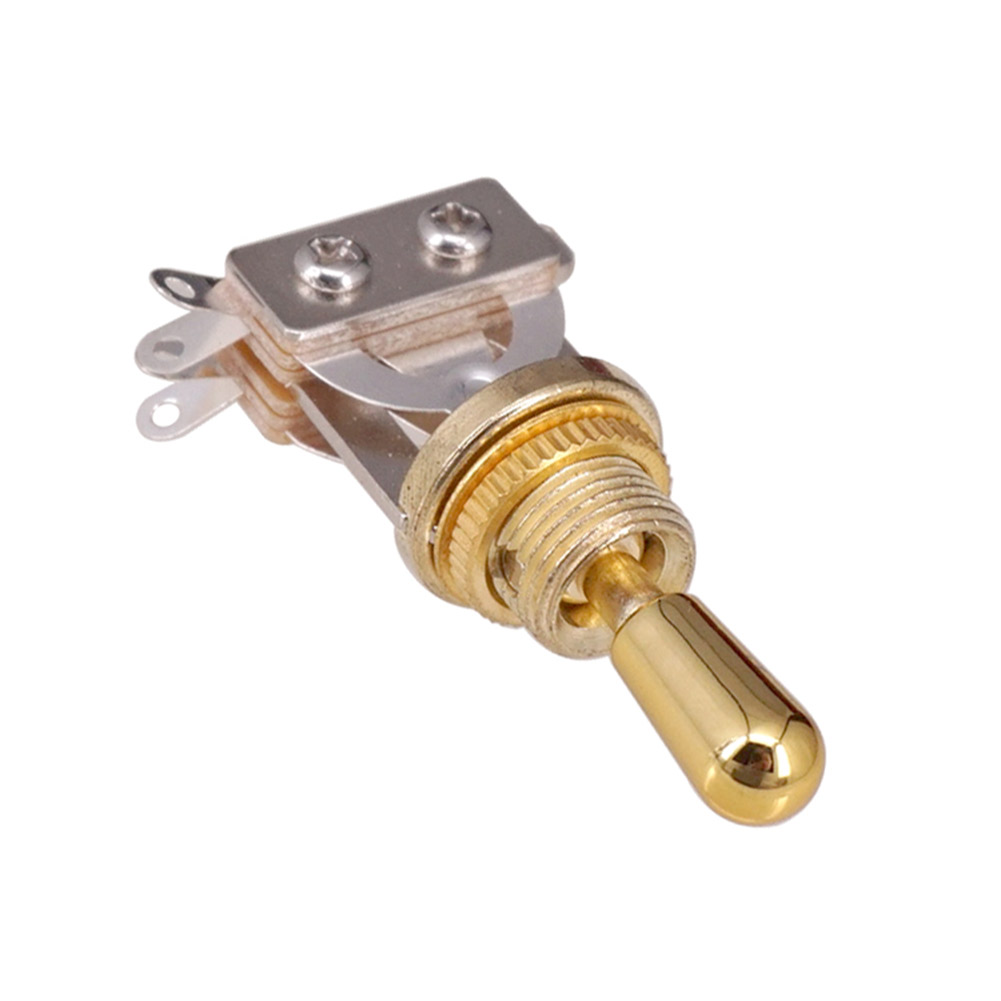 3 Way Electric Guitar Selector Guitar Part Pickup Portable Brass Switch Lightweight Toggle Music Elements for LP EPI