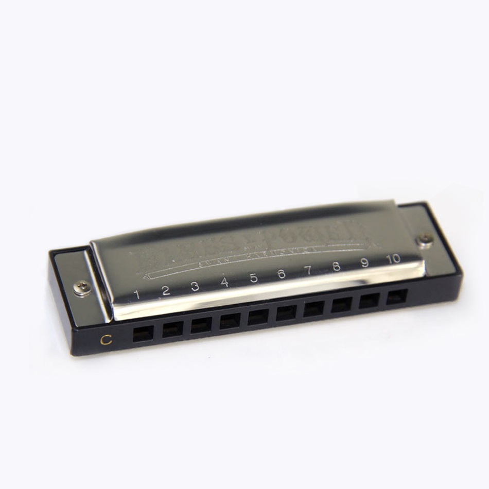 10 Holes SWAN SW1020H C Key 20 Tone Blues Harmonica