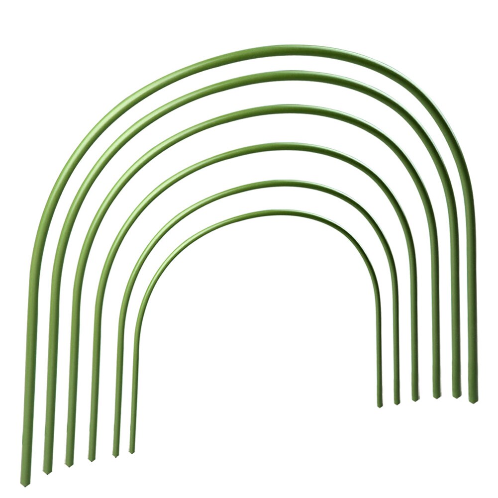 6Pcs Greenhouse Hoops Plant Hoop Grow Garden Tunnel Hoop Support Hoops Plant Holder Tools for Garden Stakes Farm Agriculture N