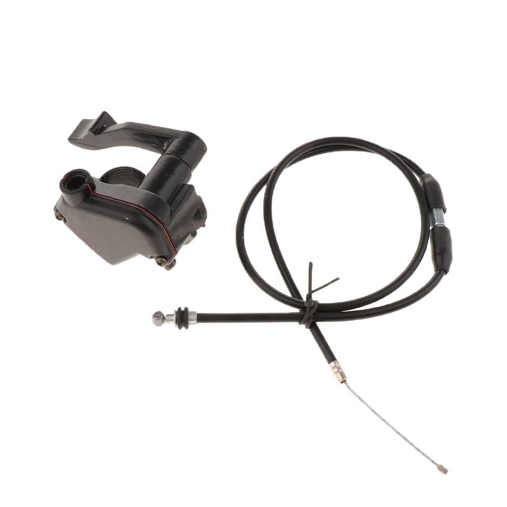 7/8 inch (22mm) Thumb Throttle Cable Accelerator Handle Assembly for Kazuma Sunl 50 70 90 110 125cc ATV Quad
