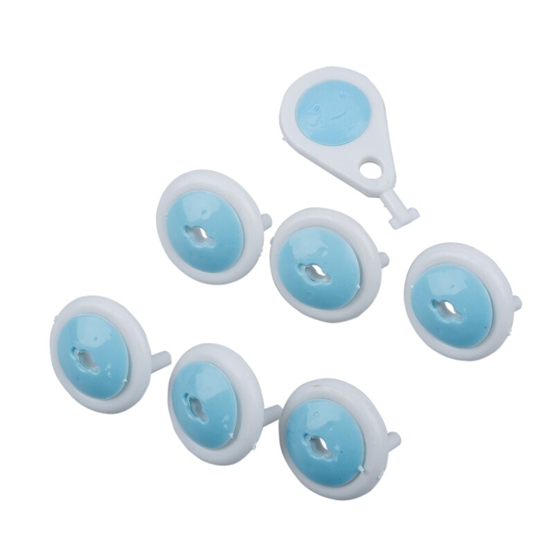6x prise de sécurité prise branchant sortie enfants bébé sécurité housse de protection: Default Title