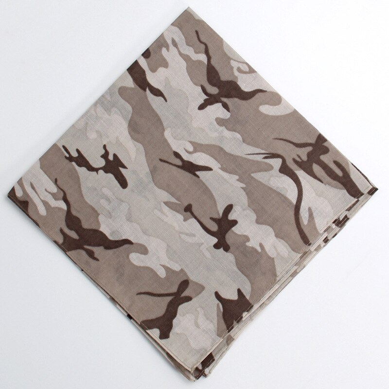 Camouflage Bandanas Cotton Headwear Women Scarves Headband Men Camping Mask Gaiters Braga Cuello Hiking Scarves