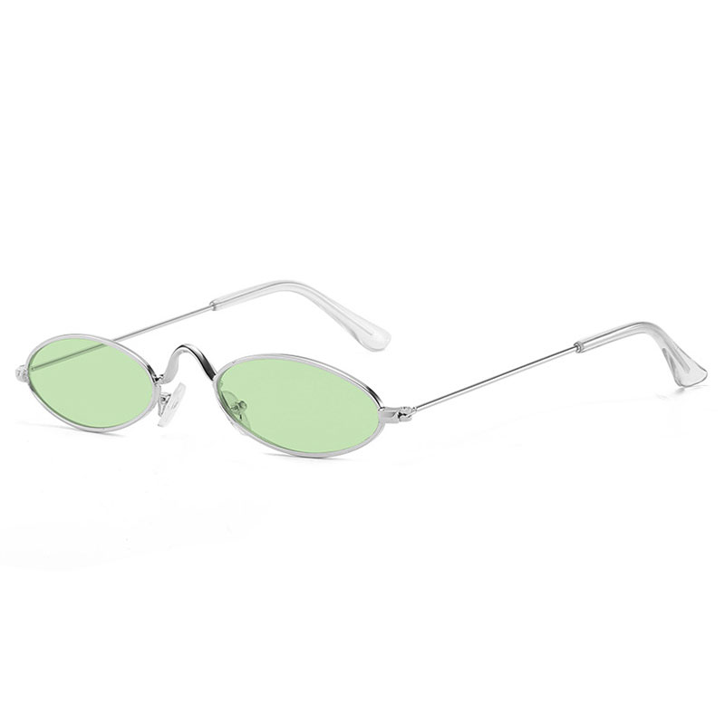 UEESHOP-gafas de sol Okulary Vintage para hombre y mujer, lentes de sol ovaladas pequeñas, de , antiazul: M