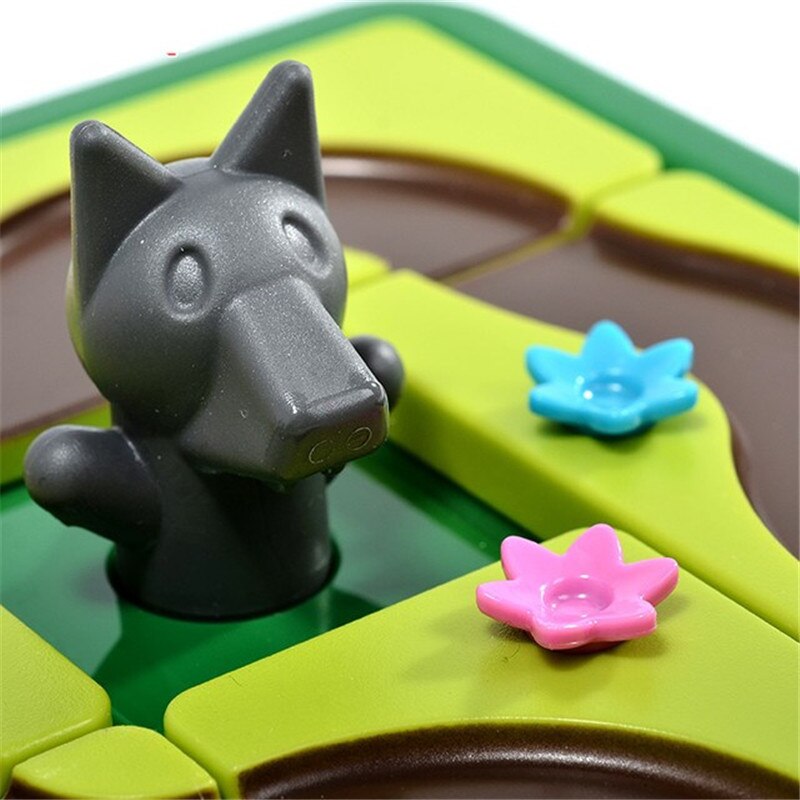 Zabawki edukacyjne dla dzieci małe czerwone bandana sprytny IQ wyzwanie gry planszowe puzzle dla dzieci prezent