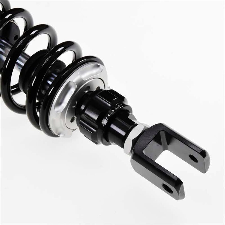 Amortiguador de aire trasero ajustable para motocicleta, suspensión trasera para Honda, Yamaha, Kawasaki, Suzuki, color negro, 270mm-360mm, 1 unidad