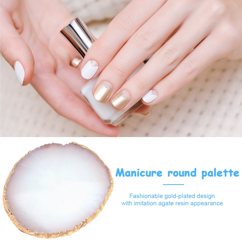 Nail Color Mixing Art Palette Color Chart Palette Resin Stone Manicure Palette Foundation Mixing Make Up Tool