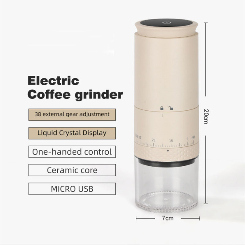 1500mAh Elektrische Koffiemolen Extern Verstelbare Type-C Opladen Koffie Burr Grinder Bean Slijpmachine Koffiezetapparaat