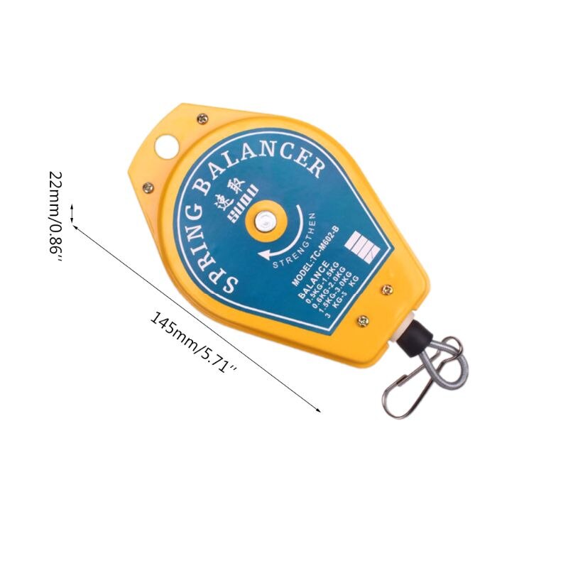 Intrekbare veerbalancer schroevendraaier hangende momentsleutel hanger stalen kabel