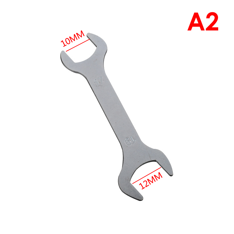 Thin Wrench Double Head Open End 8 10 12 13 14 15 19 22 24 mm Dual Use-End Small Wrench for Car Maintenance Hardware Hand tools: Silver