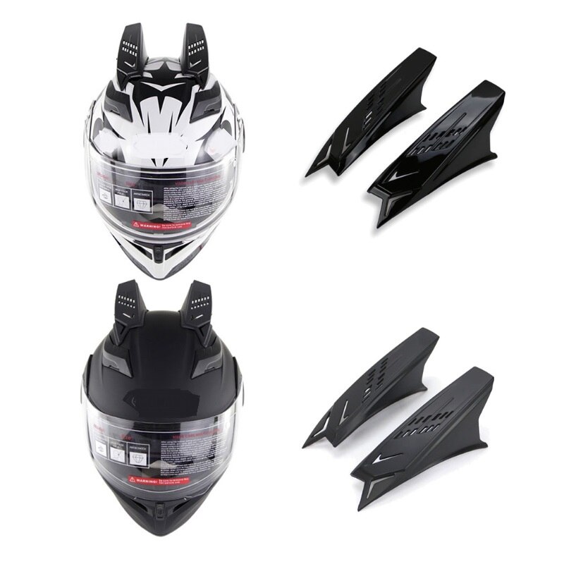 1 paar Motorrad Helm Hörner Punk Stil Dekorative Stilvolle Hörner Helm Horn Motorrad Helme Zubehör