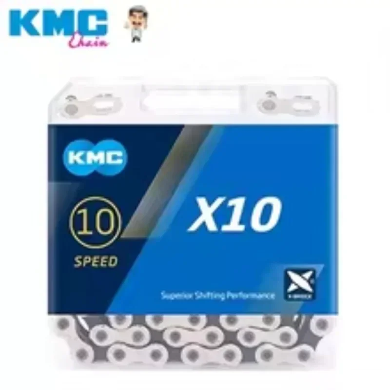 KMC X8 X9 X10 X11 X12 EL SL Cadena de bicicleta de carretera/MTB 8v 9v 10v 11v 12v 118L 126LB cadena de bicicleta con enlace rápido para SHIMANO SRAM: Rojo