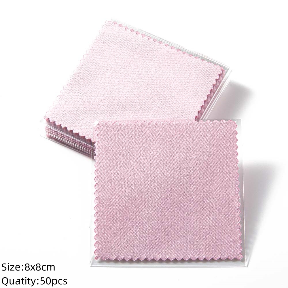 Paño limpiador de esmalte plateado, toallita suave y limpia, paño de limpieza, herramienta de joyería, suministros de fabricación, servilletas, accesorios de limpieza, 10/50 Uds.: Otros