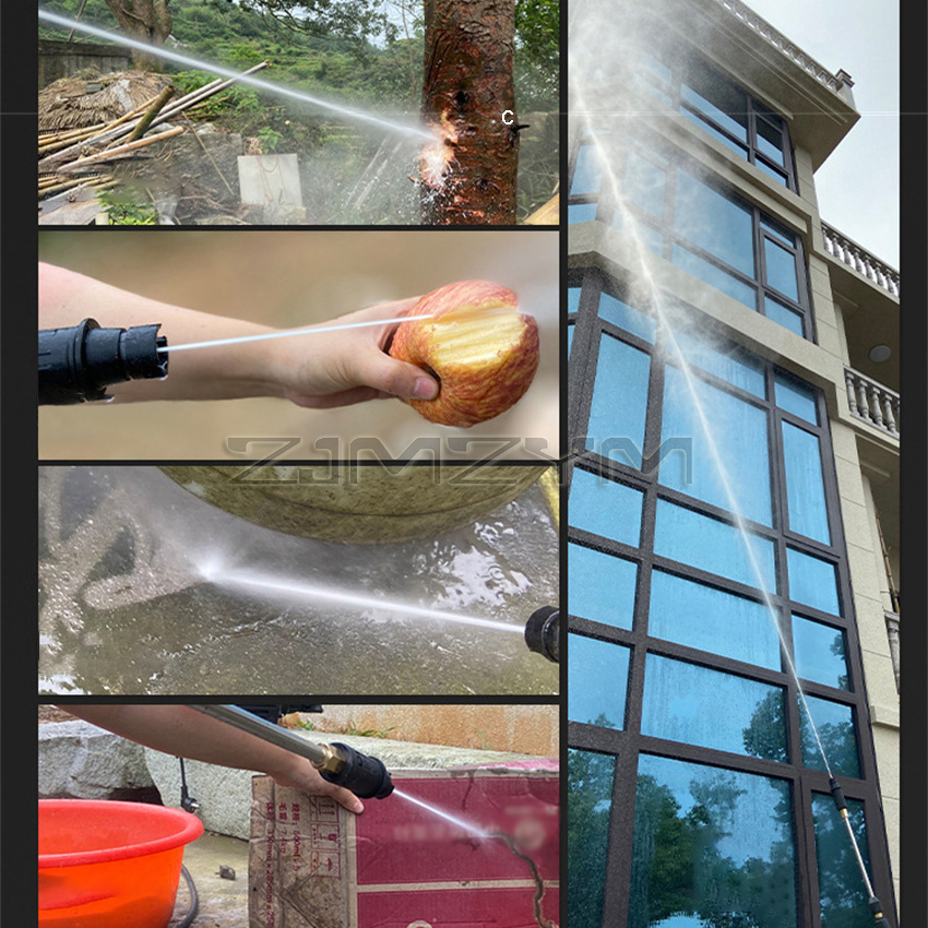 High Power 4800W Hause Auto Waschen Maschine Hochdruck 220V Kleine Tragbare Reinigung Maschine Auto Waschmaschine Wasser Pistole wasserpumpe