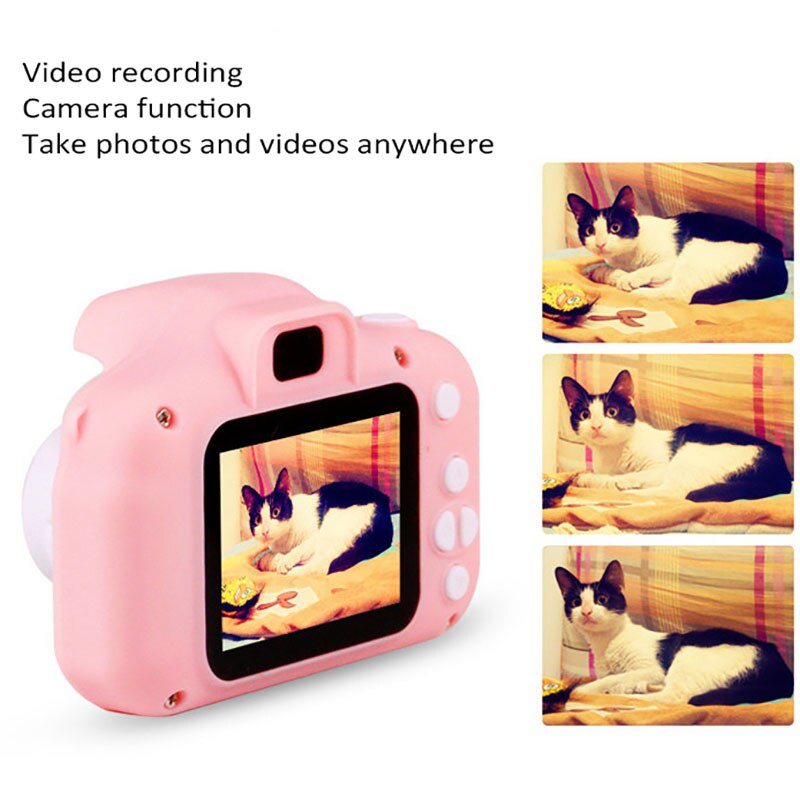 2.0 Polegada crianças 720 p hd câmera crianças mini bonito câmeras de vídeo tirar foto câmera meninos meninas melhores presentes de aniversário câmera digital