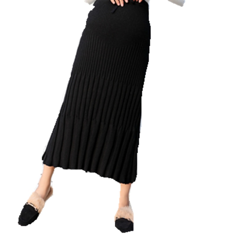 Milky Knit Long Skirt