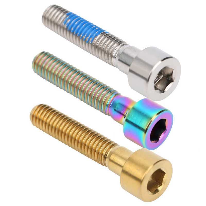 2 stuks  m6 x 30 stuurpenbouten, bevestigingsbouten voor de bovenste dop van de headset van een mountainbike, schroeven voor de stuurverhoger van een fiets.