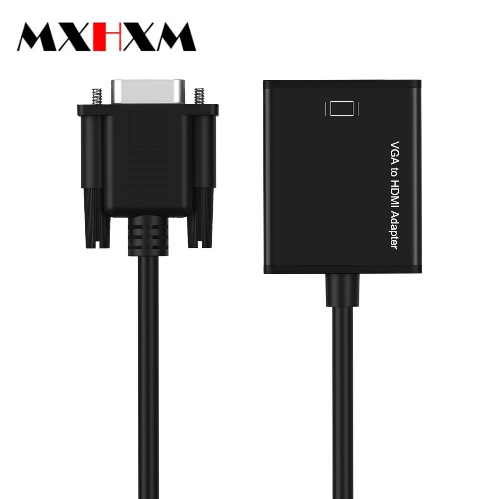 MXHXM VGA to HDMI Converter Computer Monitor to TV VGA to HDMI with Audio
