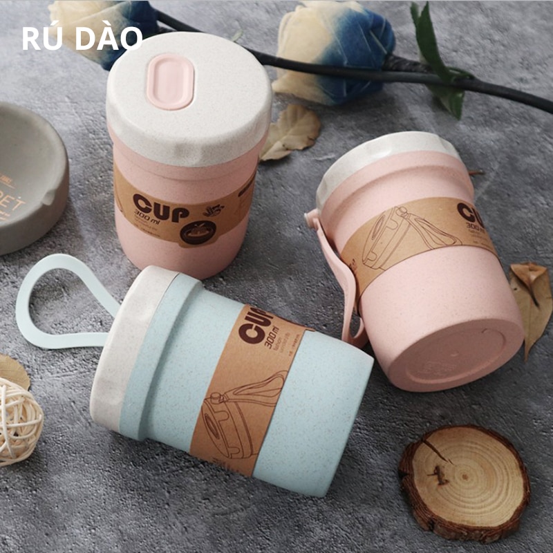 300ml Soup Box Sealed Leakproof Kids Lunchbox Eco-Friendly Round Food Container Meal Prep Bento Box Microwavable Lunch Box