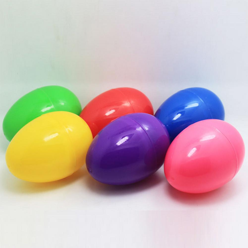 RCtown dauerhaft Kunststoff Helle Bunte Öffnen Ostern Eier sortiert Farben Dekorationen 6CM