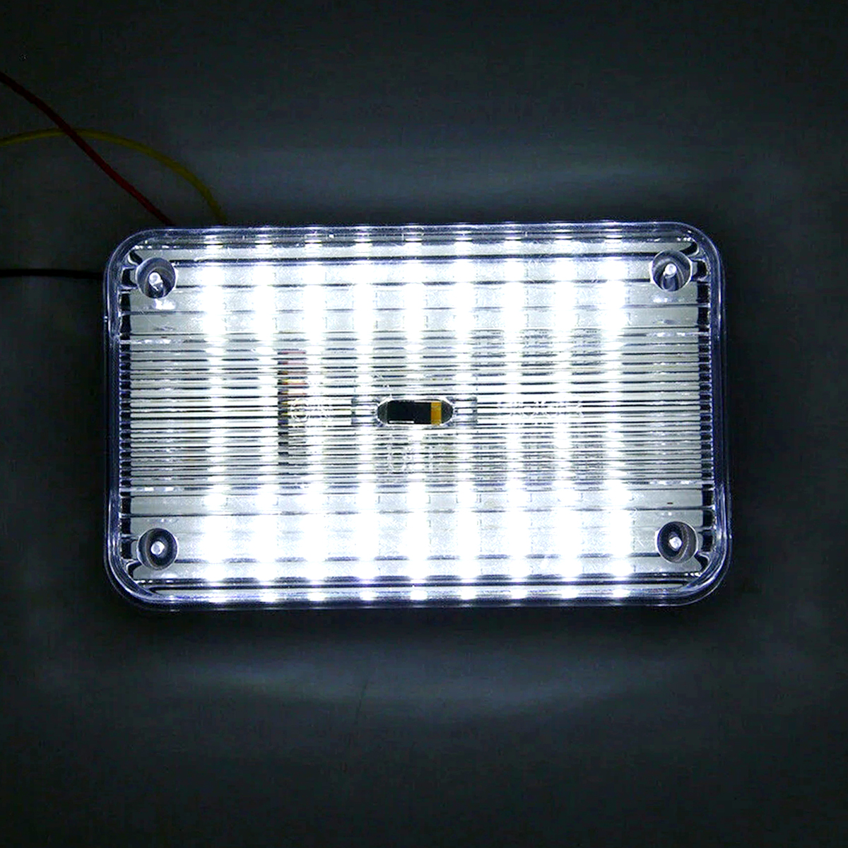 Luzes interiores do telhado do carro 12v 36 lâmpadas led branco veículo teto lâmpada de iluminação led cúpula do carro luz leitura com interruptor ligar/desligar quente