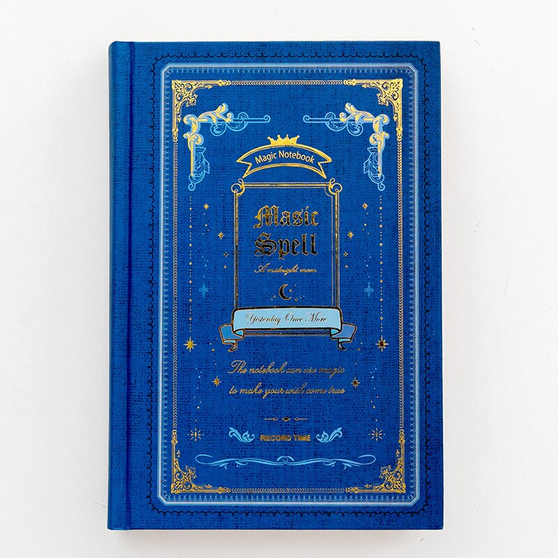 "magic spells versie 2 " hardcover groot dagboek vintage mooi dagboek zakelijk studie notitieboek briefpapier: D