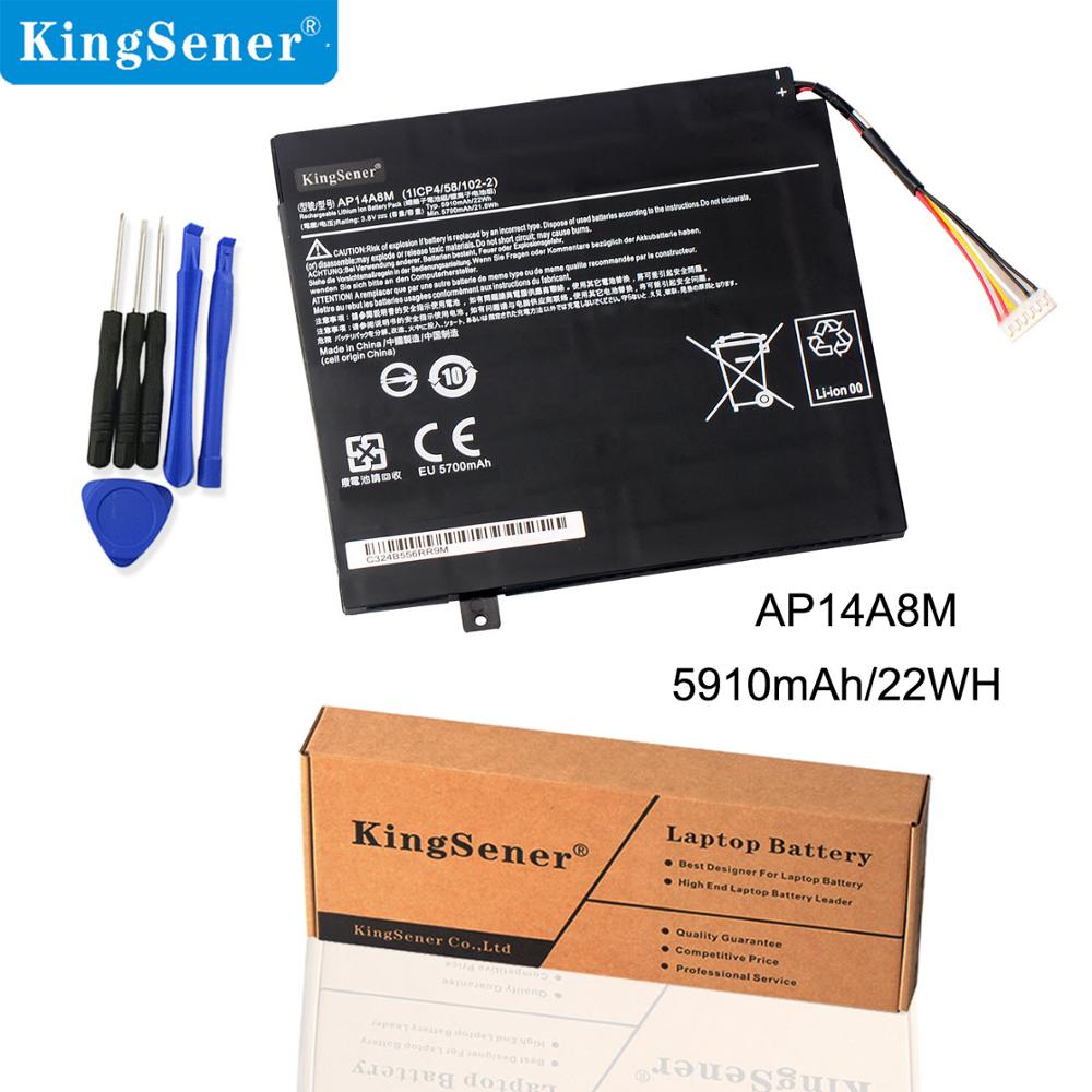 KingSener AP14A8M Batterij Acer Iconia Tab 10 Batterij Vervanging A3-A20 A3-A20FHD SW5-011 SW5-012 AP14A8M AP14A4M 5910 mAh