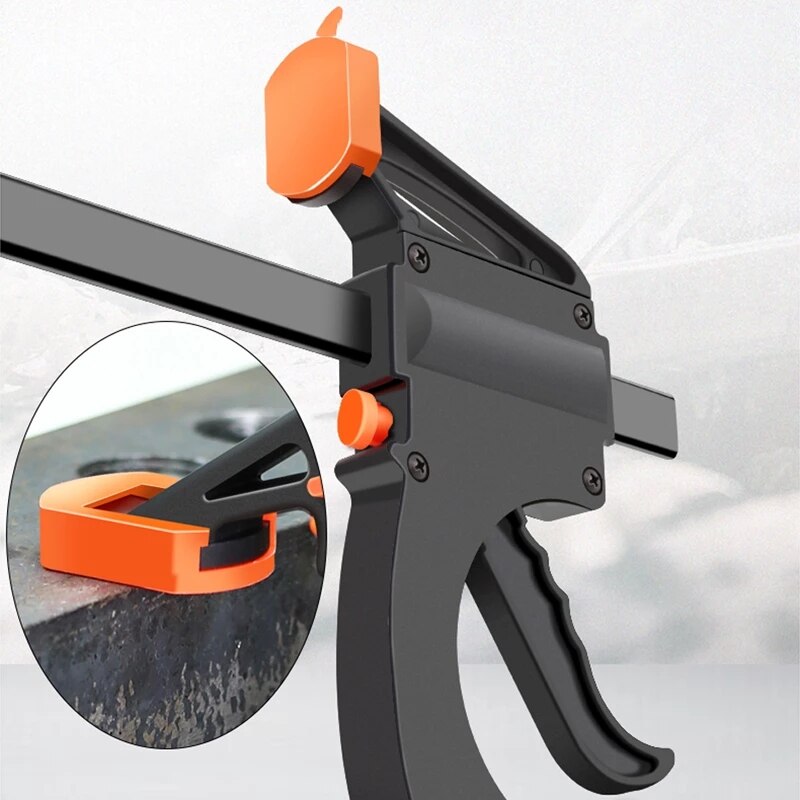 4-24Inch 1Pcs DIY Carpentry Hand Tool Gadget Woodworking Work Bar F Clamp Clip Hard Release Woodworking Clamp