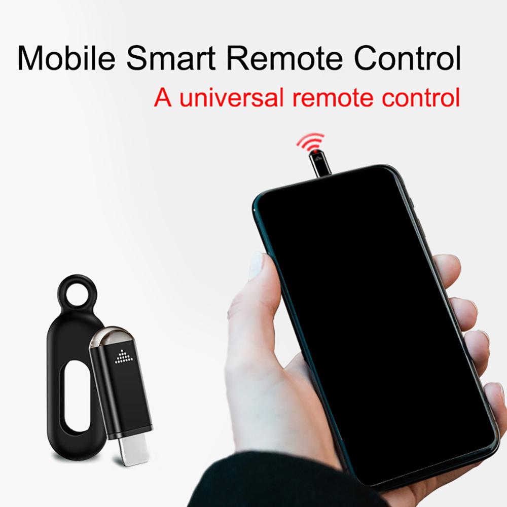 1PCS Infrared Mobile Phone Universal Remote Control For Iphone Lightning Interface Wireless Portable Remote Control
