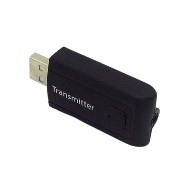 Kabelloser bluetooth- 4.2 -sender mit 3.5mm stereo-aux-musikanschlüssen und usb-dongle-empfänger für tv, pc, computer, handy und kopfhörer