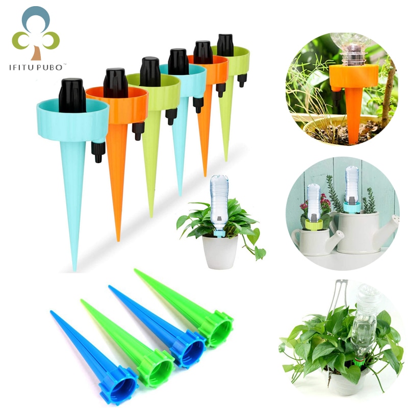 4/8Pcs Plant Self Watering Adjustable Stakes System Vacation Plant Waterer Self Automatic Watering Spikes droshipping YJN