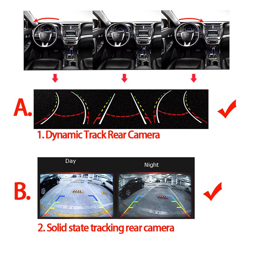 Ccd Hd Kofferbak Handvat Achteruitrijcamera Voor Mercedes Benz C Klasse W205 C180 C200 C280 C300 C350 C63 amg ~