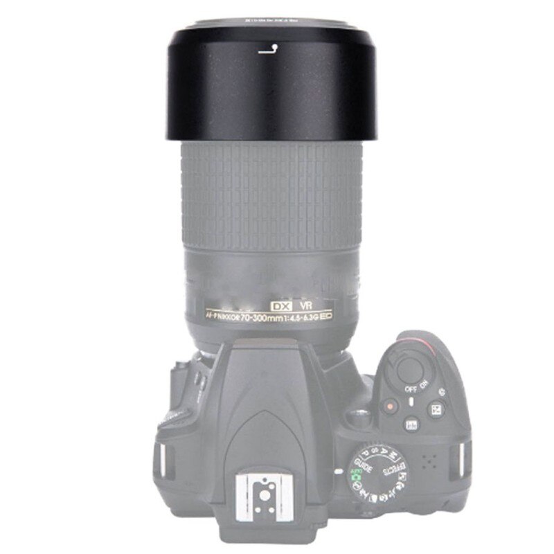 HB-77 Metal Camera Lens Hood AF-P 70--300mm Camera Cover 70-300 Hood Lens Accessories for Nikon 70-300