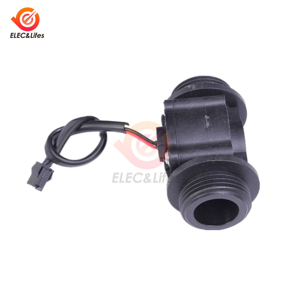 DN25 Water Level Sensor Switch Liquid Flow Meter Counter Vertical/Horizontal Hall Flow sensor FS400A G1&#39;&#39; DC 5-24V 1-60L / min