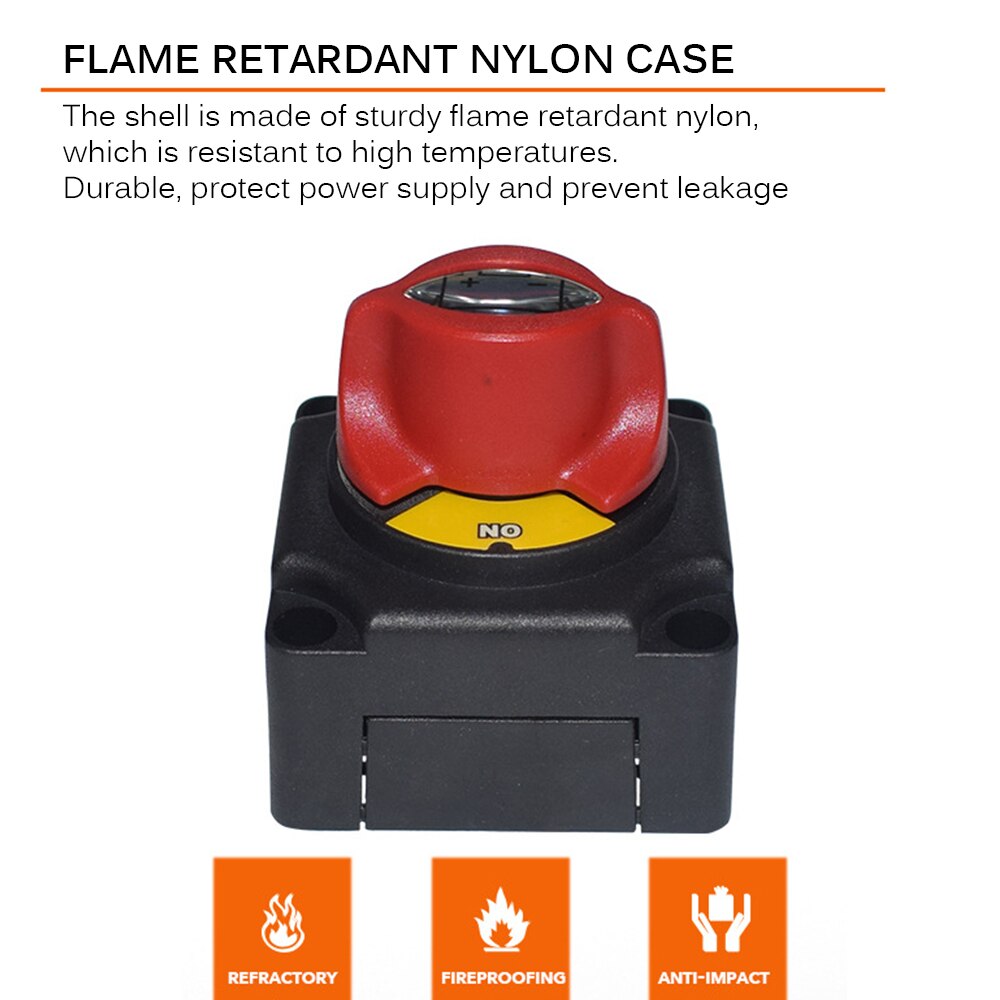 Universal Battery Cut Off Power Switch Isolator Master Waterproof 12v 24v For Marine RV Yacht Boat Truck Bus Motorcycle Car