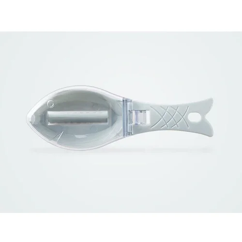 Brosse à Écailles de Poisson, Ustensile de Cuisine pour Râper la Peau des Poissons, Démontage Rapide, pour Nettoyer et Gratter: Default Title