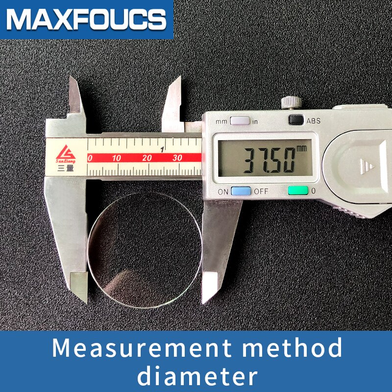 Ur glas safir erstatning flad 2.5mm tyk i diametre 30mm-39.5mm gennemsigtige krystal 1 stk