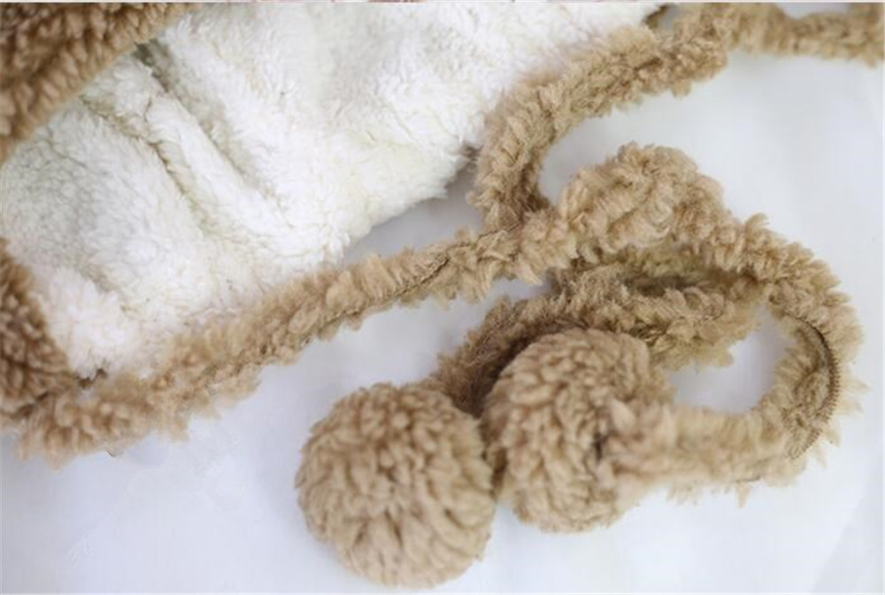 Chapeau en peluche ours japonais, couvre-oreilles, fourrure, Kawaii, coréen, , pour étudiants, B835, automne hiver
