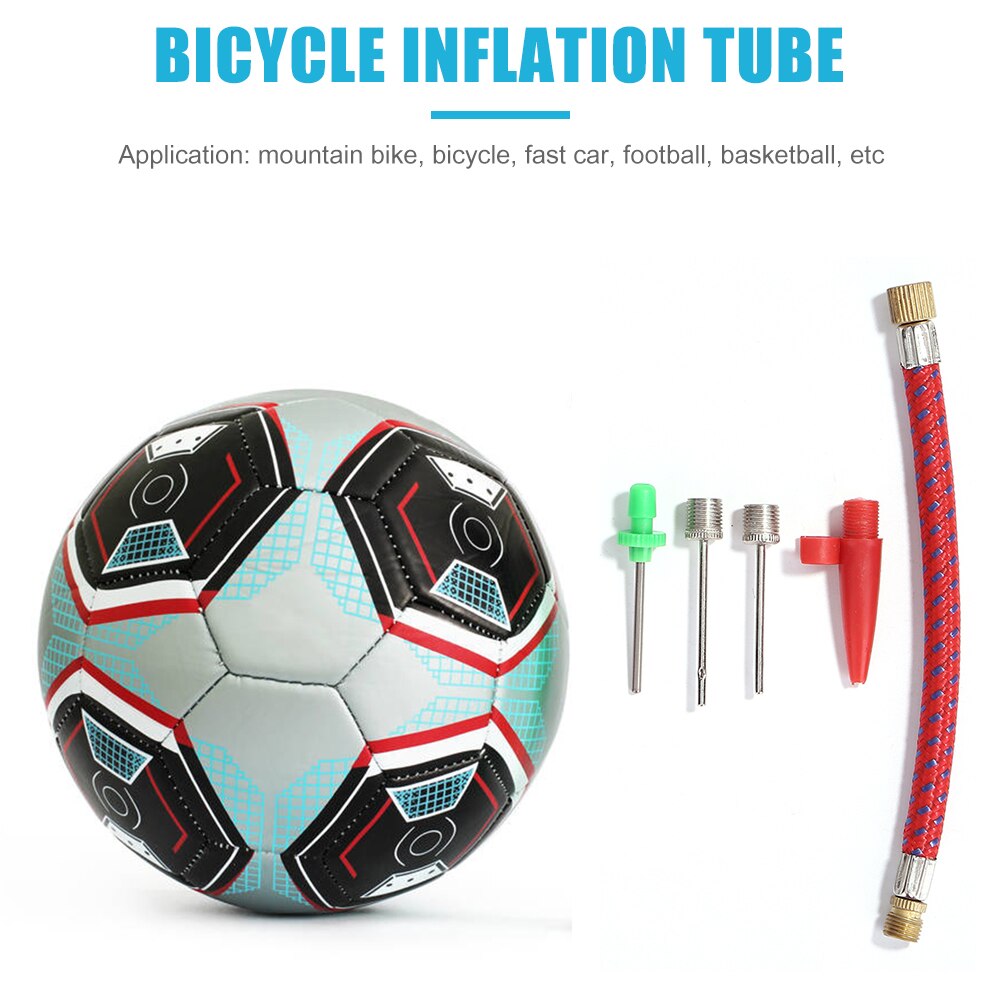 Voetbal fietsband pomp onderdelen fiets luchtband pomp adapter kogel naaldventiel connector mtb ventiel connector slang