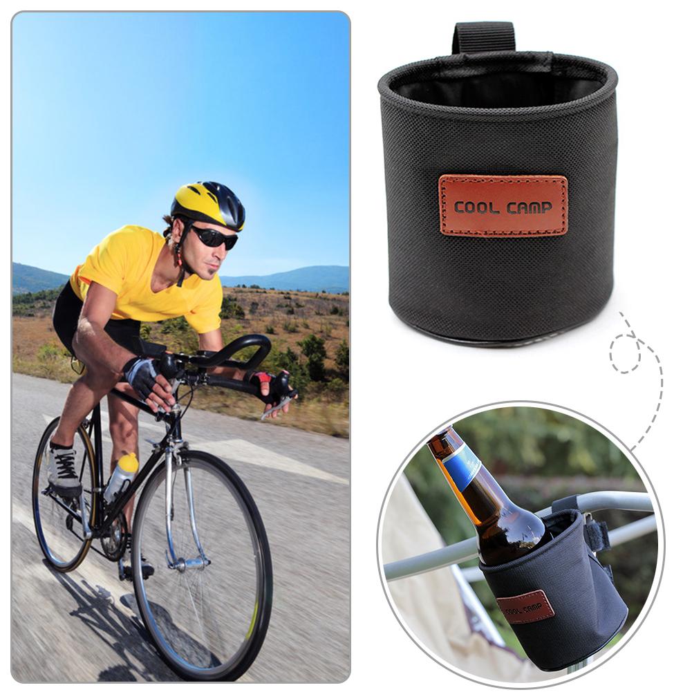 Fahrrad becher halter Stuhl Seite Aufbewahrung tasche Oxford Stoff Getränke flasche Aufbewahrung halter Veranstalter Unterstützung für Picknick Strand Angeln