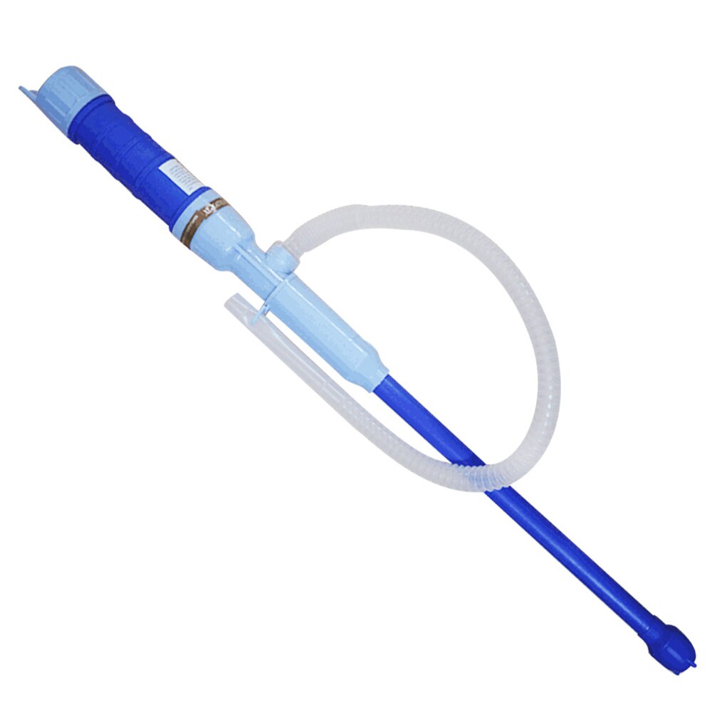 Portable Electric Liquid Transfer Pump Pumping Pipe Oiler Water Pumps: Blue