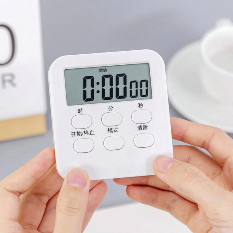 24-hour timer with time timer Multi-function kitchen electronic countdown reminder small clock