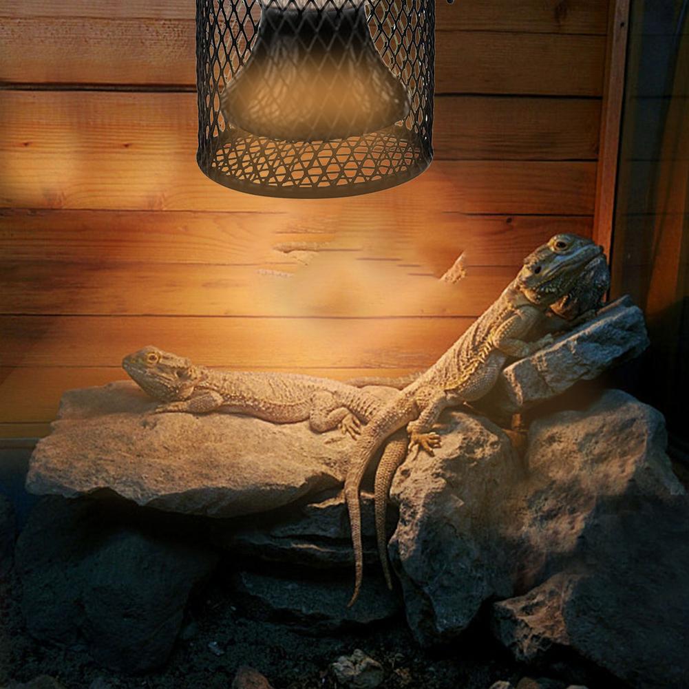 100W Reptiel Verwarming Lampen Ver-infrarood Keramische Verwarming Lamp Schildpad Hagedissen Slangen Huisdier Verwarming Licht Aquarium Habitat Verlichting
