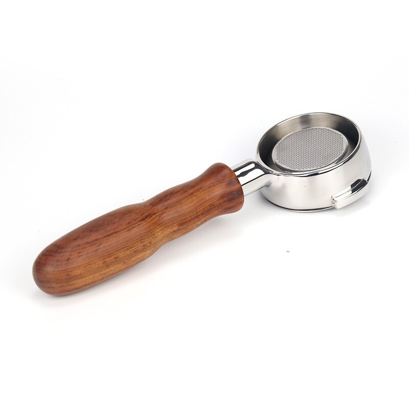 Bunnløst portafilter espresso kaffemaskin trehåndtak filterkurv inkludert 58mm kaffekopper universell: D-rosentre