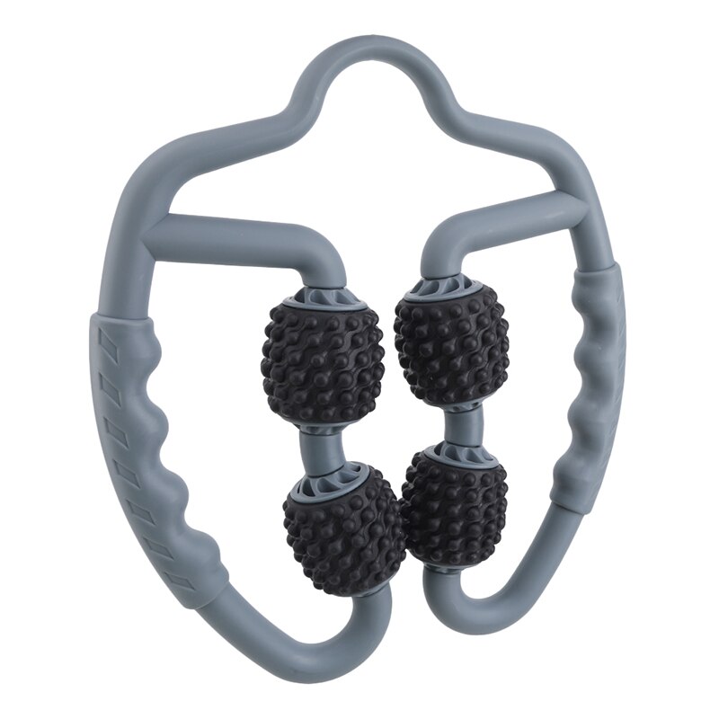 1Pc Foam Shaft Roller Muscle Relaxer Hand Leg Massage Roller Lean Leg Massage Fitness Equipments: Dark Gray