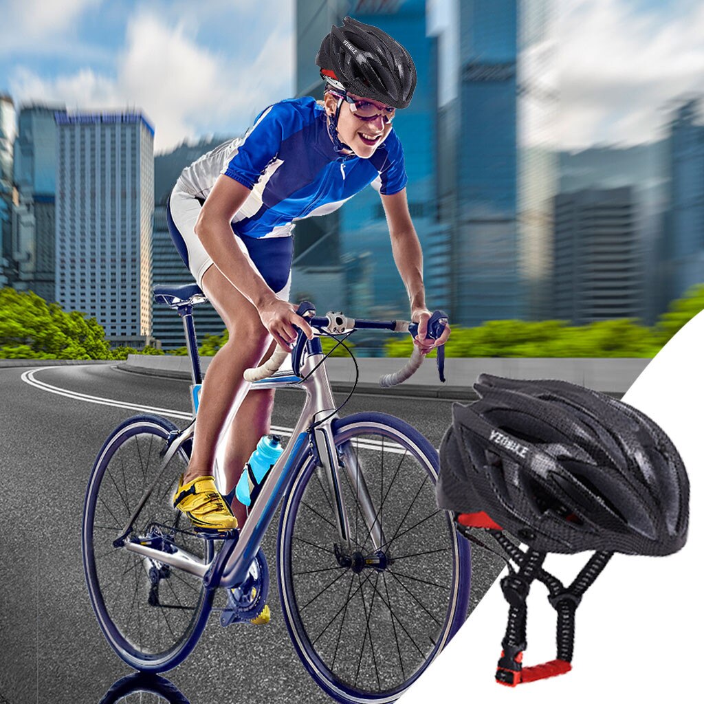 40# Bicycle Helmets Ultralight Outdoor Bicycle Helmet Cycling Bike Split Helmet Mountain Road Bike Cycling Bicycle Helmets