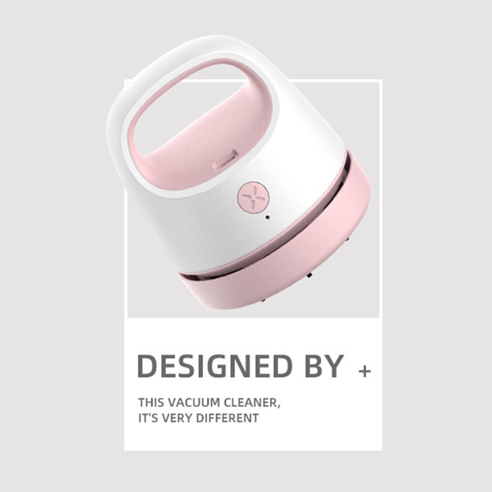 USB Rechargeable Desktop Vacuum Cleaner Desk Table Dust Vacuum Cleaner Strong Suction Pet Hair Removal Sweeper