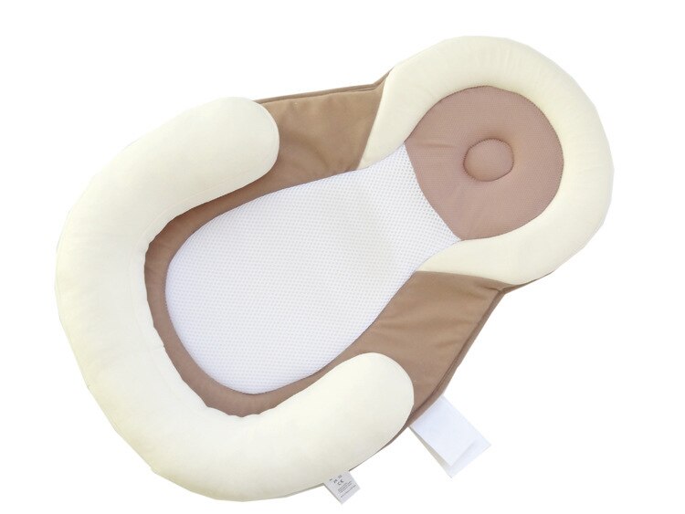 Pasgeboren Kussen Peuter Kussen 100% Katoen Baby 'S Vormgeven Kussen Slaap Positionering Anti-Head Baby Kussen Anti-Rollover: white