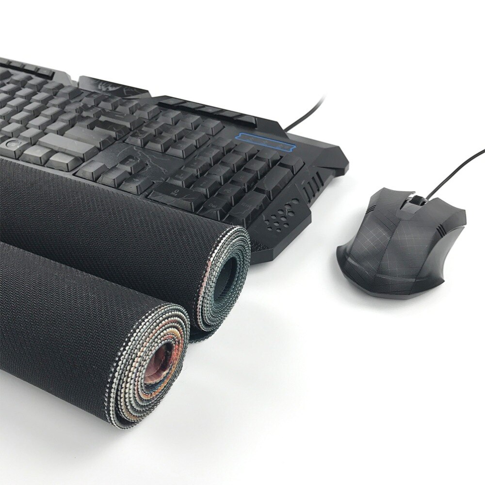Mairuige-alfombrilla de goma para ratón de 900x400x3mm, almohadilla para ratón de velocidad extendida, resistente al agua, para Mousepad Keyboad